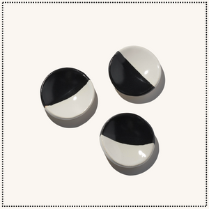 B&W Cookie Salt Dish